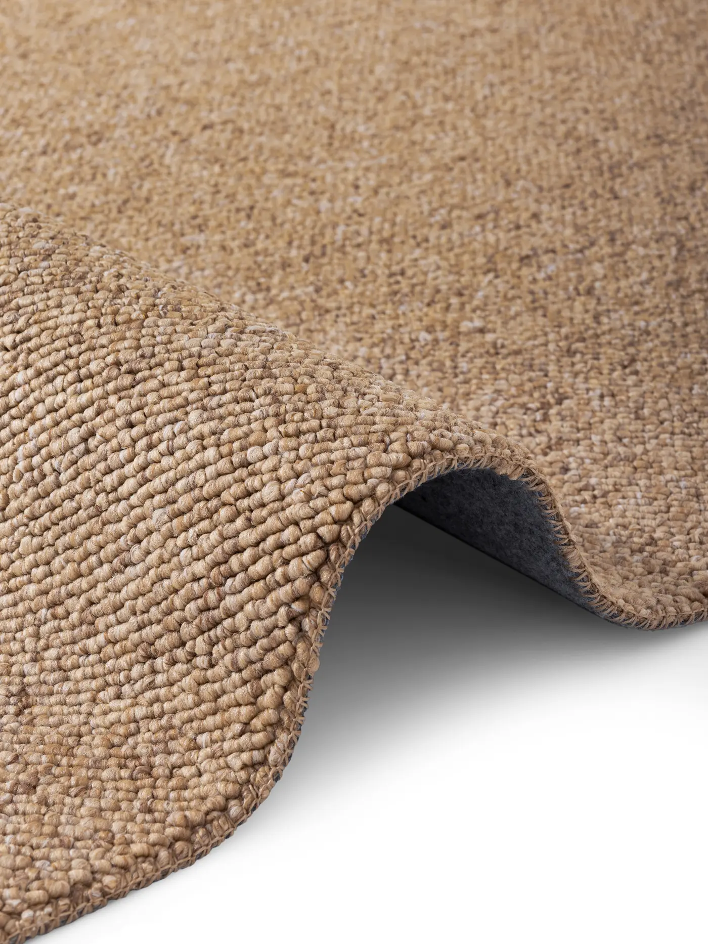 Elle Decoration Rocco Woll-Optik Teppich Rocco Karamell – Ansicht 3
