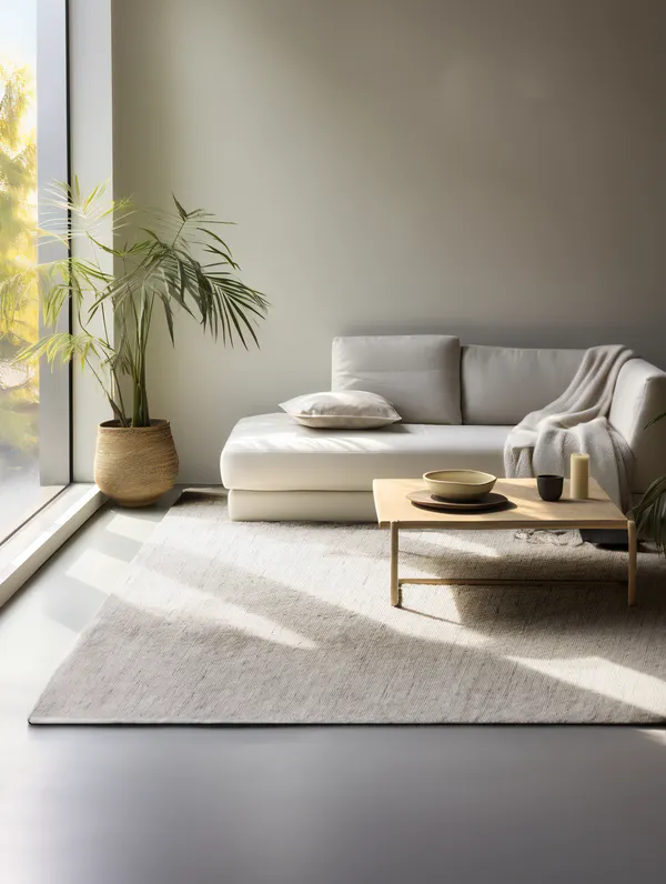 Hanse Home Handloom 1.0 Jute Teppich Dhaka Naturweiß Ivory