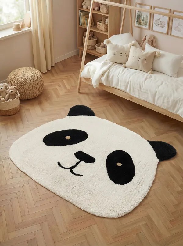 Hanse Home Snuggle Kinderteppich Patsy Creme Schwarz