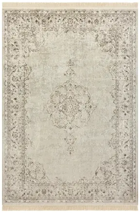 Hanse Home Naveh Kurzflor Teppich Oriental Vintage Medallion Creme