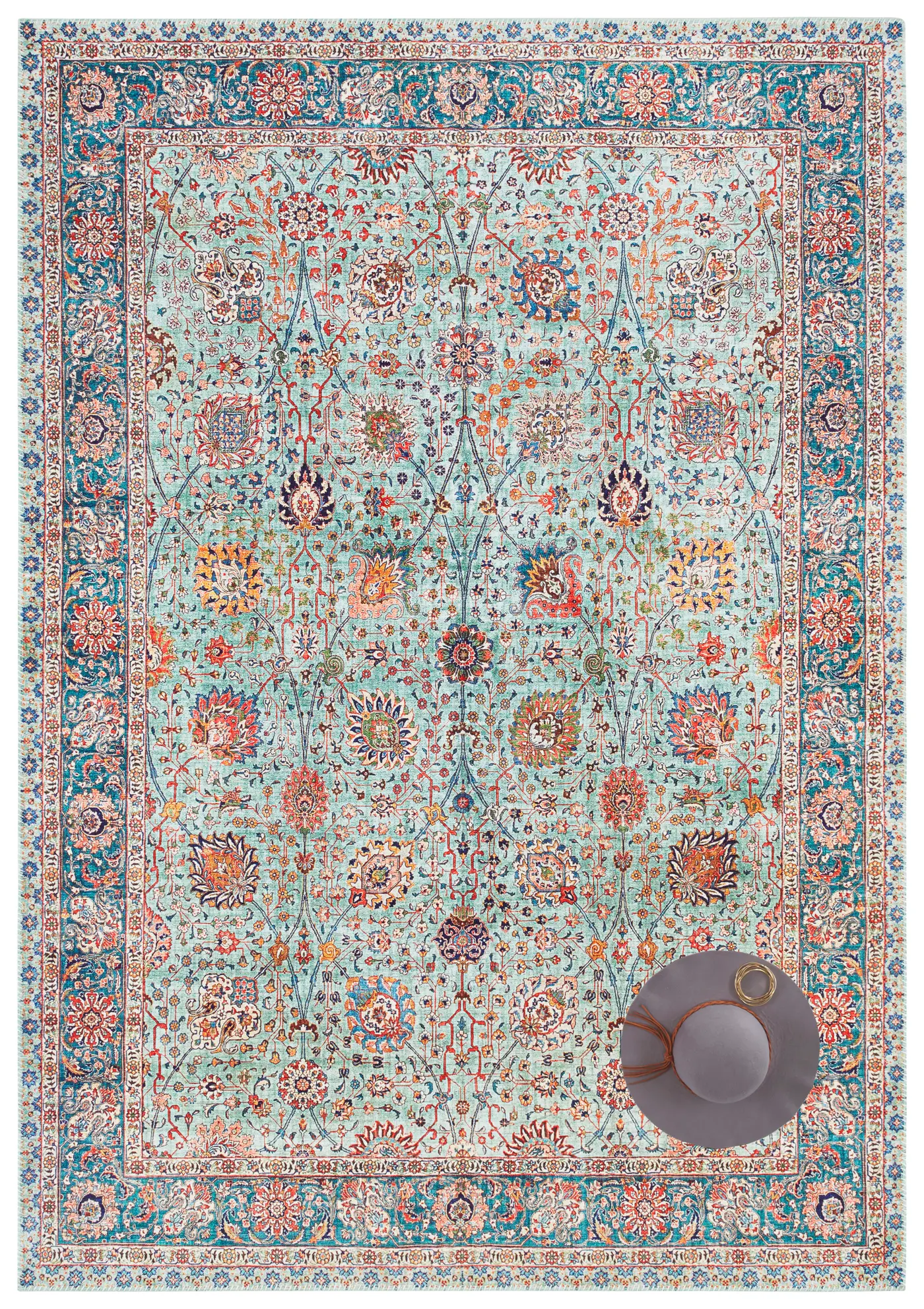 Elle Decortion Imagination Designteppich Mahal Jade – Ansicht 2