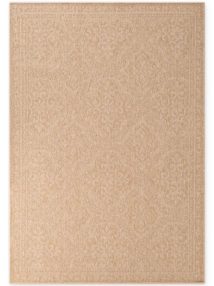 Hanse Home Duet In- & Outdoor Wendeteppich Rosel Jute Weiß