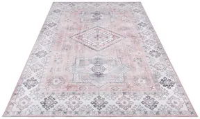 Hanse Home Asmar Kurzflor Teppich Gratia Altrosa
