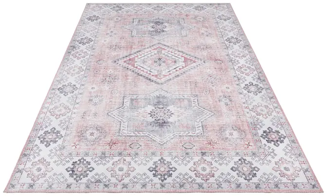 Hanse Home Asmar Kurzflor Teppich Gratia Altrosa