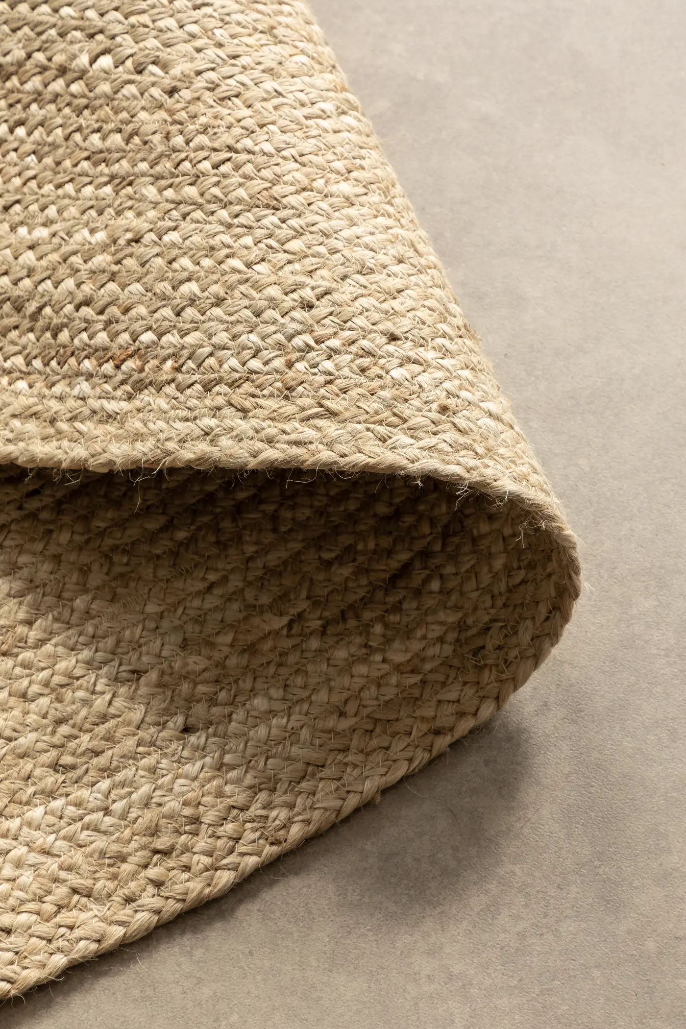 Hanse Home Jute Braided Jute Teppich Rund Rangpur Natur Elfenbein – Ansicht 2
