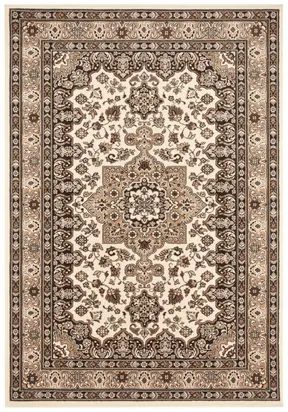 Hanse Home Mirkan Kurzflor Teppich Parun Täbriz Ivory Beige