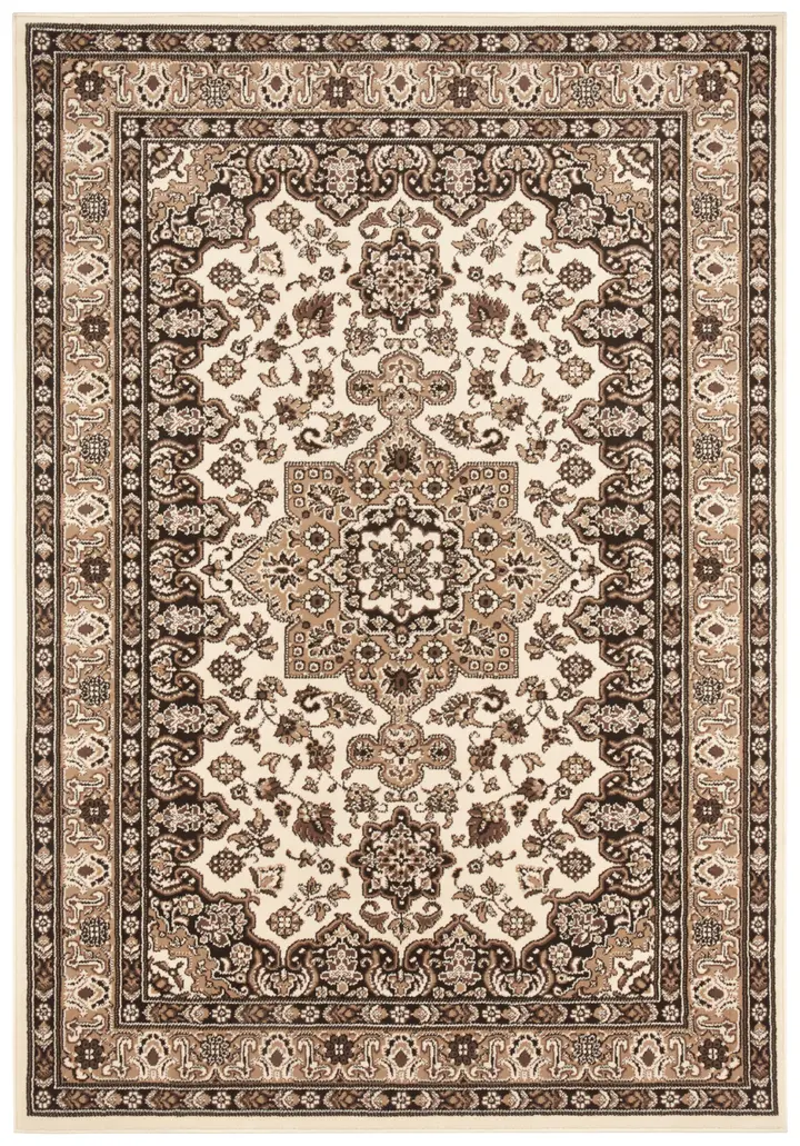 Hanse Home Mirkan Kurzflor Teppich Parun Täbriz Ivory Beige