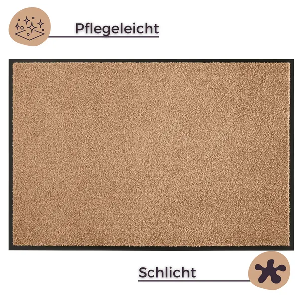 Hanse Home Wash & Clean Fußmatte Caramel