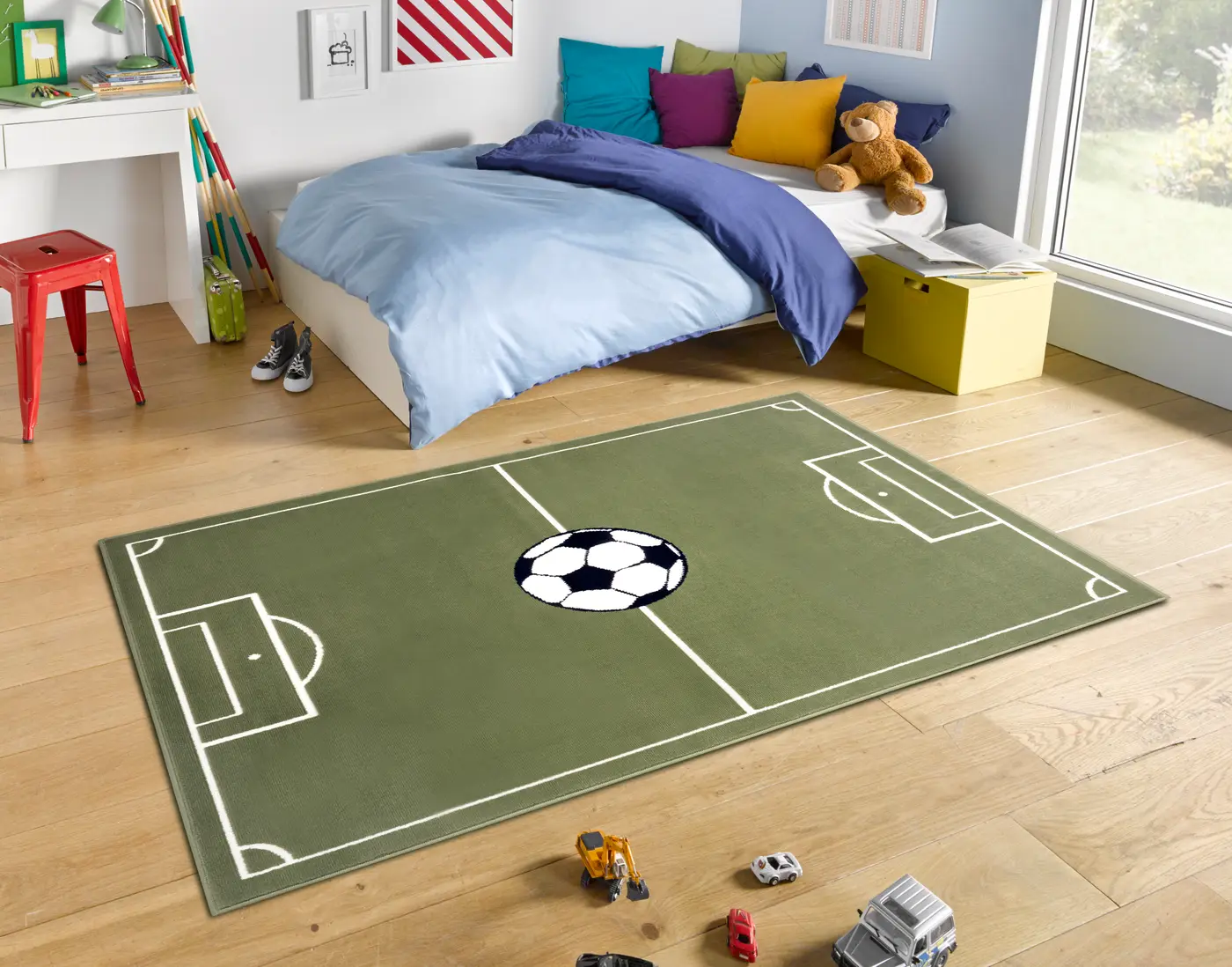Hanse Home Adventures Kinderteppich Estadio Grün – Ansicht 2