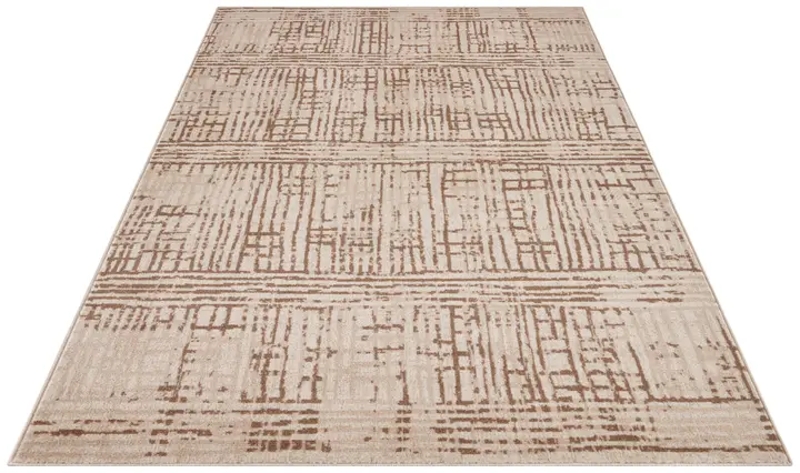 Hanse Home Terrain Designer Kurzflor Teppich Sole Creme Braun