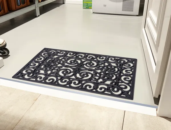 Hanse Home Mix Mats Gusseisen-Optik Fußmatte Ornaments