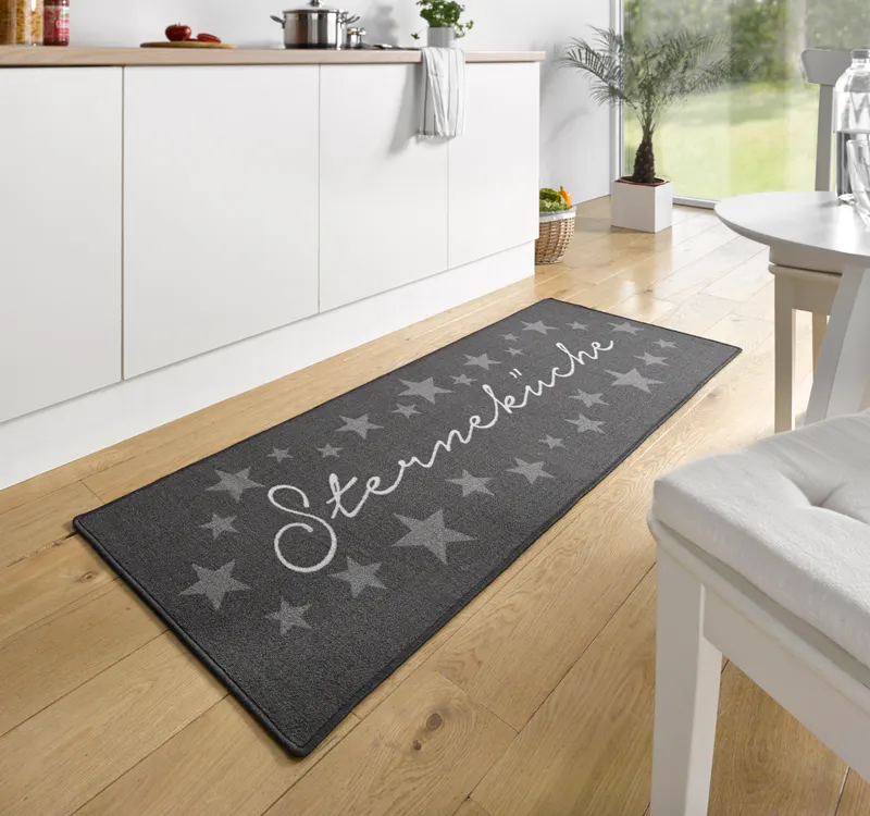 Hanse Home Loop Küchenläufer Star-Kitchen Grau
