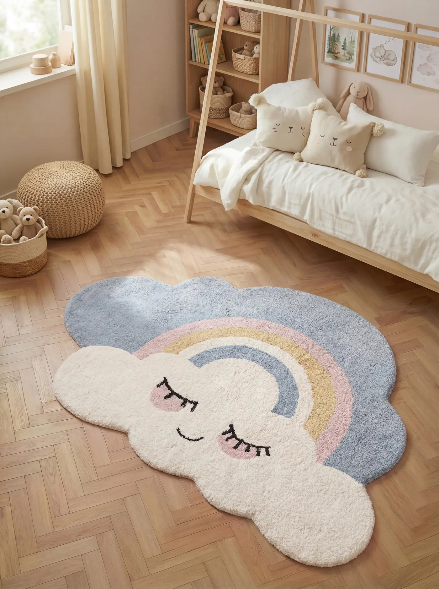 Hanse Home Snuggle Kinderteppich Nappi Creme Multifarben – Ansicht 2