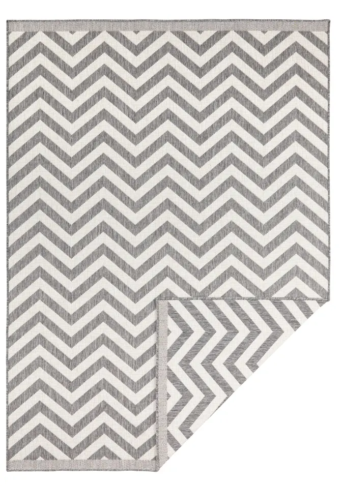 Hanse Home Twin Supreme In- & Outdoor Wendeteppich Palma Grau
