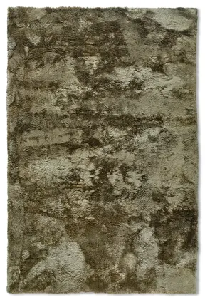 Elle Decoration Cosy Hochflor Teppich Calida Dschungelgrün