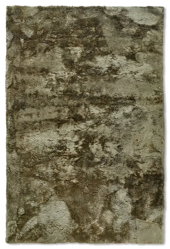 Elle Decoration Cosy Hochflor Teppich Calida Dschungelgrün