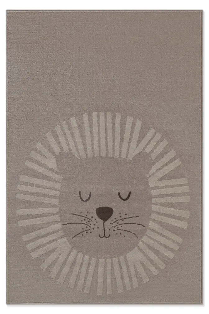 Hanse Home Adventures Kinderteppich Happy Lion Beige Creme