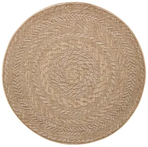 Hanse Home Forest In- & Outdoorteppich Almendro Beige Braun