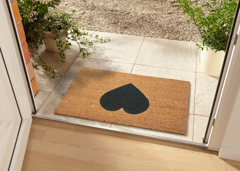 Hanse Home Mix Mats Fußmatte Kokos Black Heart