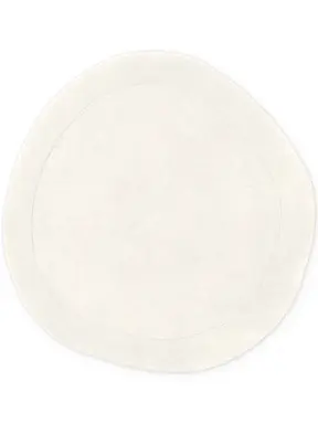 Villeroy & Boch 1812 Wollteppich Organic Round Kari Natur Creme