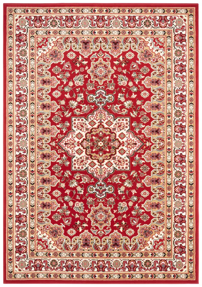 Hanse Home Mirkan Kurzflor Teppich Parun Täbriz Rot