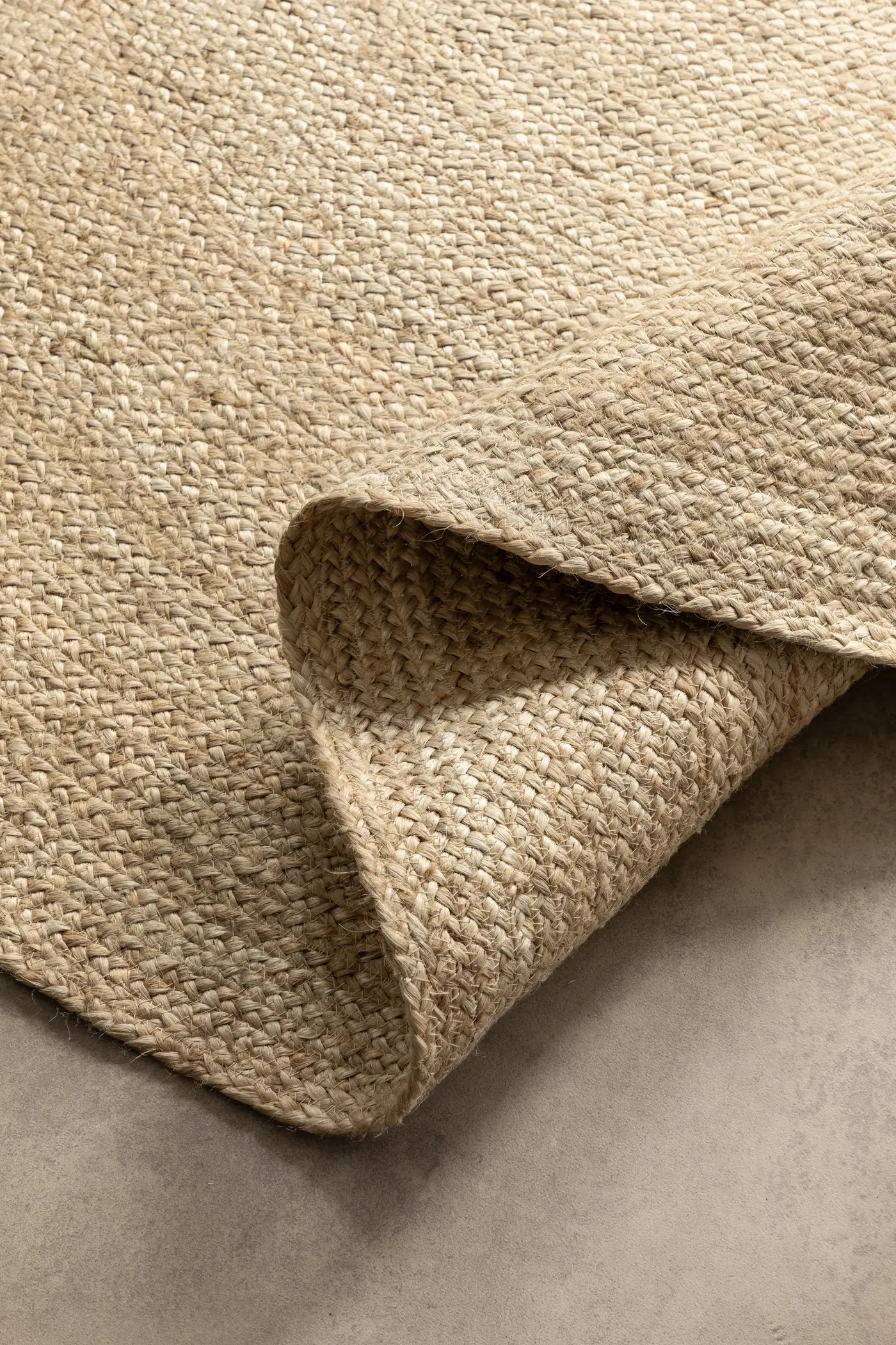 Hanse Home Jute Braided Jute Teppich Rund Rangpur Natur Elfenbein – Ansicht 3