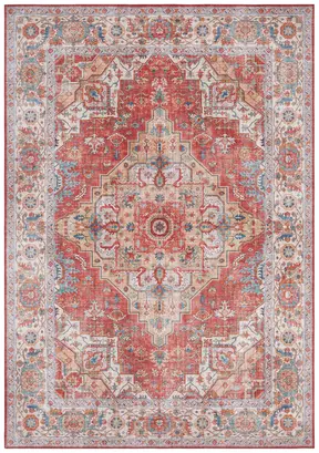 Hanse Home Asmar Kurzflor Teppich Sylla Ziegelrot