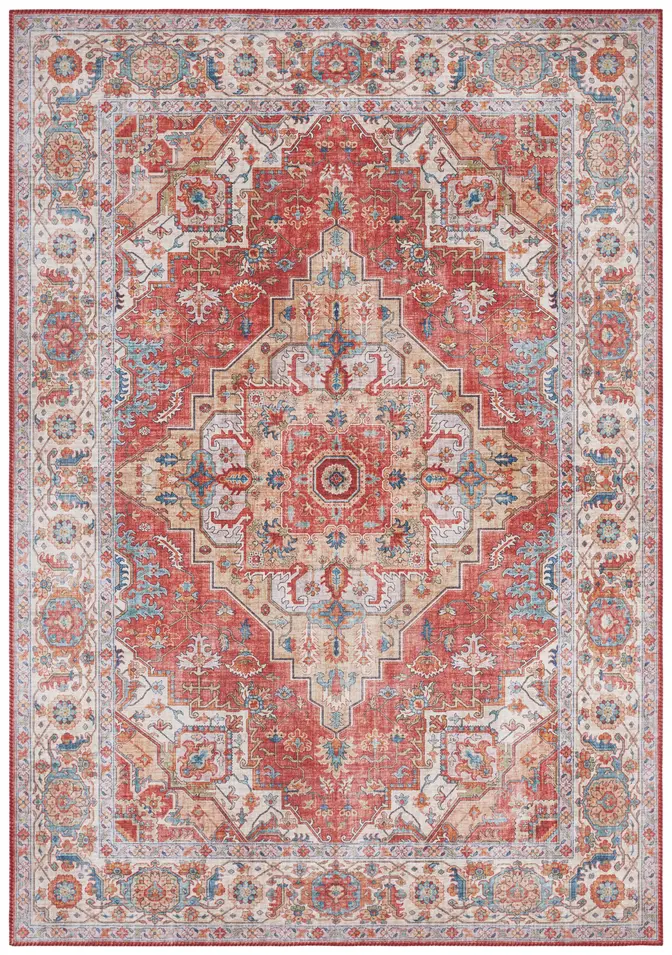 Hanse Home Asmar Kurzflor Teppich Sylla Ziegelrot