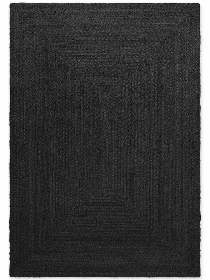 Hanse Home Juno Jute Teppich Juno Schwarz