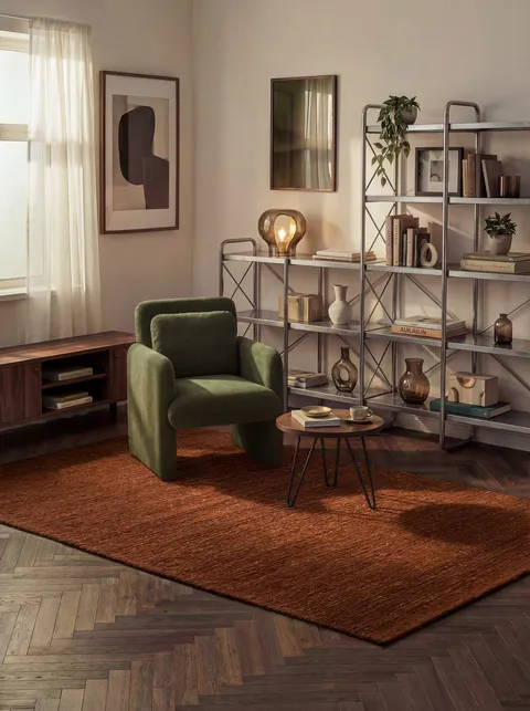Ted Baker Bexley Wollteppich Woolwich Rostbraun