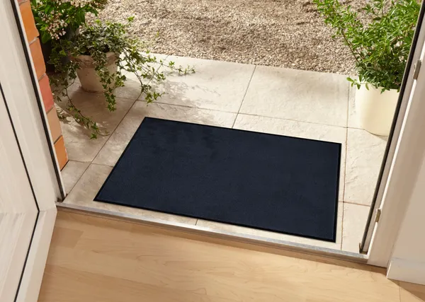 Hanse Home 008 Uni Fußmatte Waschbar Schwarz