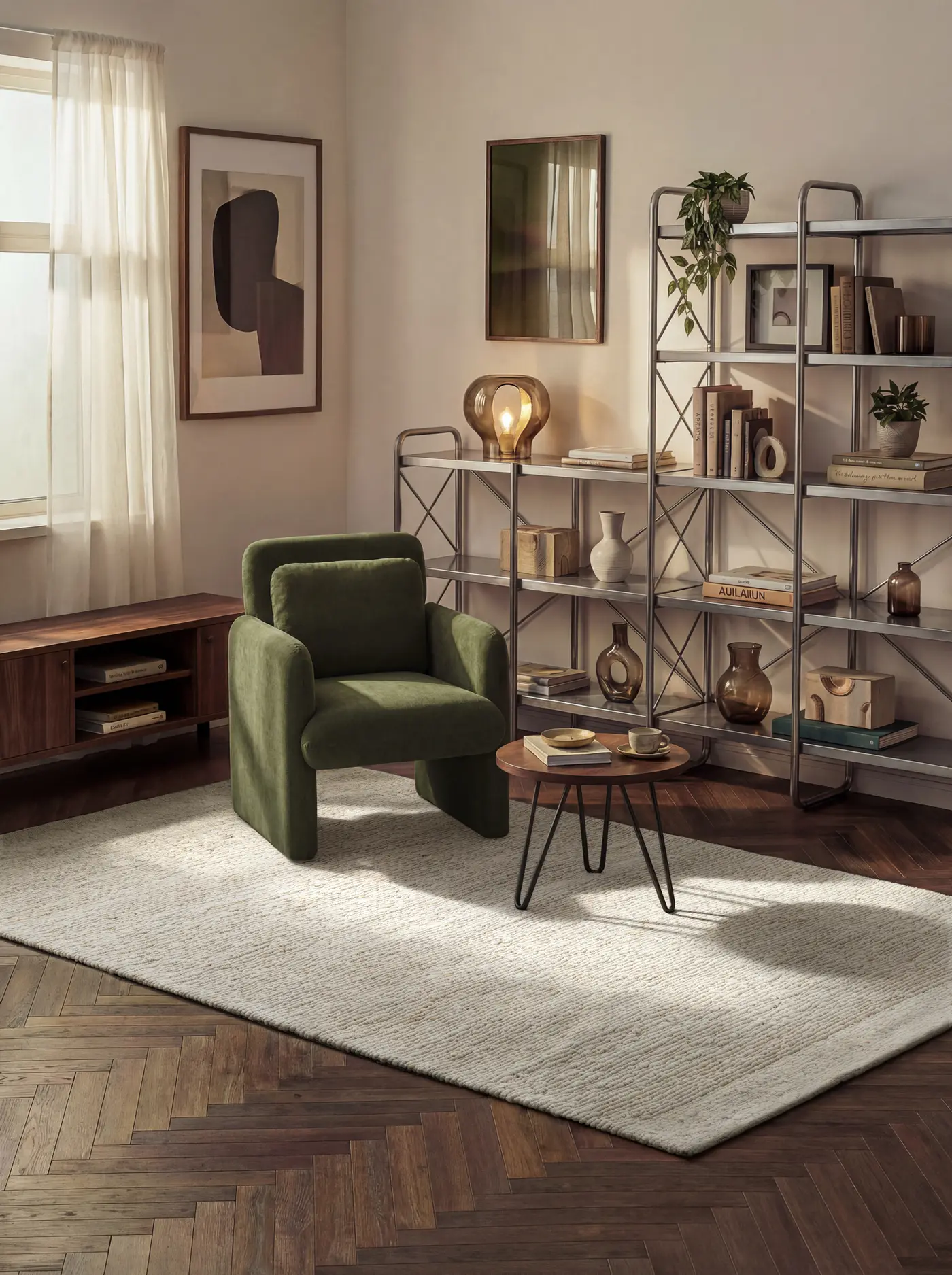 Ted Baker Bexley Wollteppich Woolwich Natur Creme – Ansicht 2