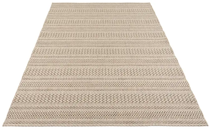 Elle Decoration Brave In- & Outdoor Teppich Arras Natur Braun