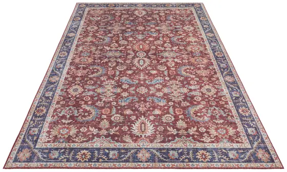 Hanse Home Asmar Kurzflor Teppich Vivana Bordeaux Rot
