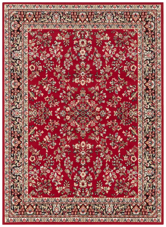 Hanse Home 005 Kurzflor Teppich Design Rot