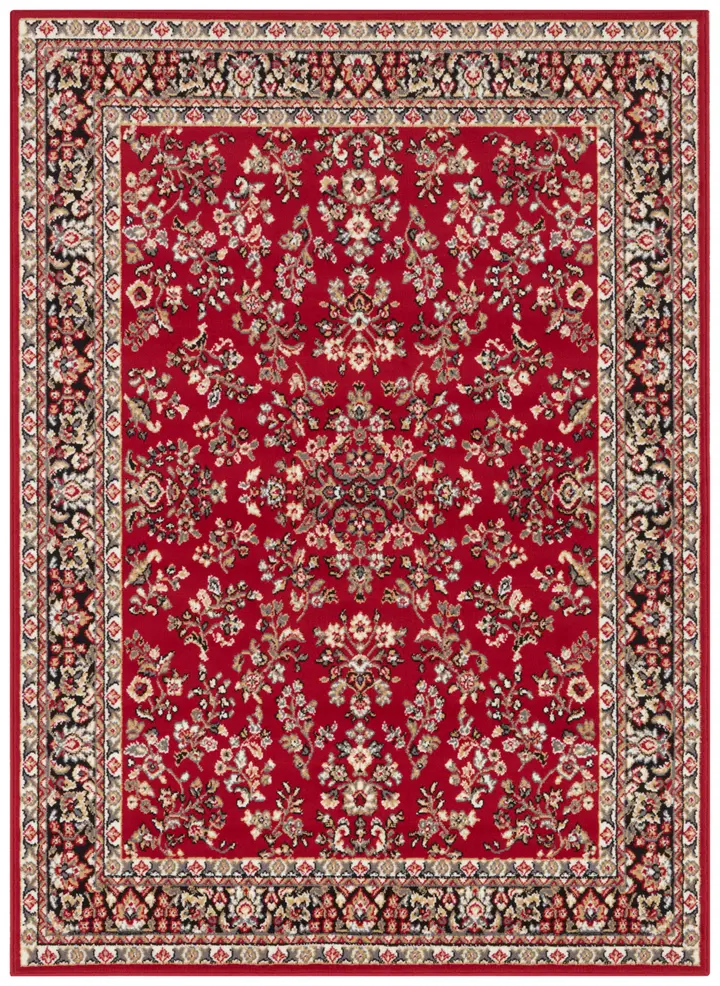 Hanse Home 005 Kurzflor Teppich Design Rot
