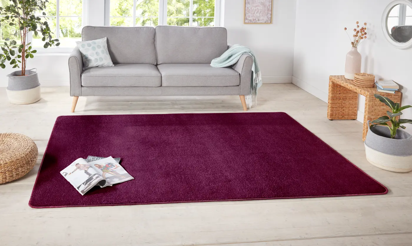 Hanse Home Nasty Teppich Rund Nasty Brombeere – Ansicht 2