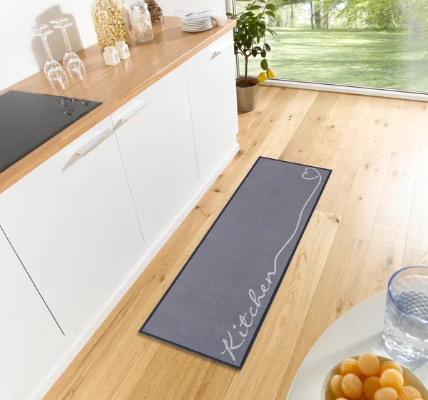 Hanse Home Cook & Clean Küchenläufer Kitchen Grau