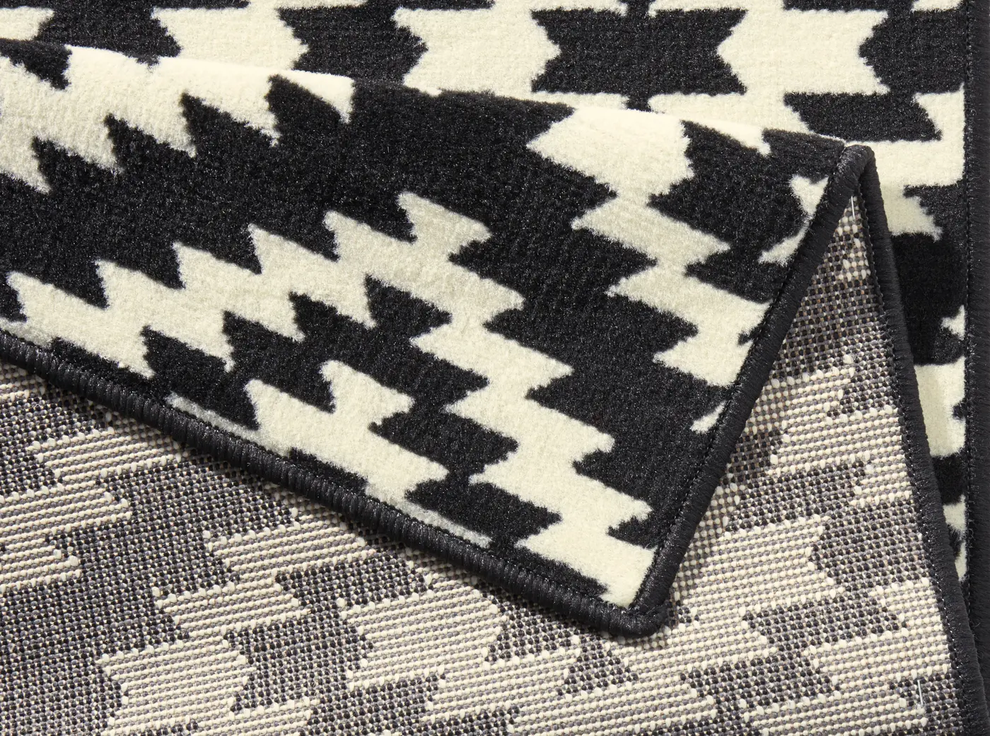Hanse Home Basic Designläufer Nordic Schwarz – Ansicht 3