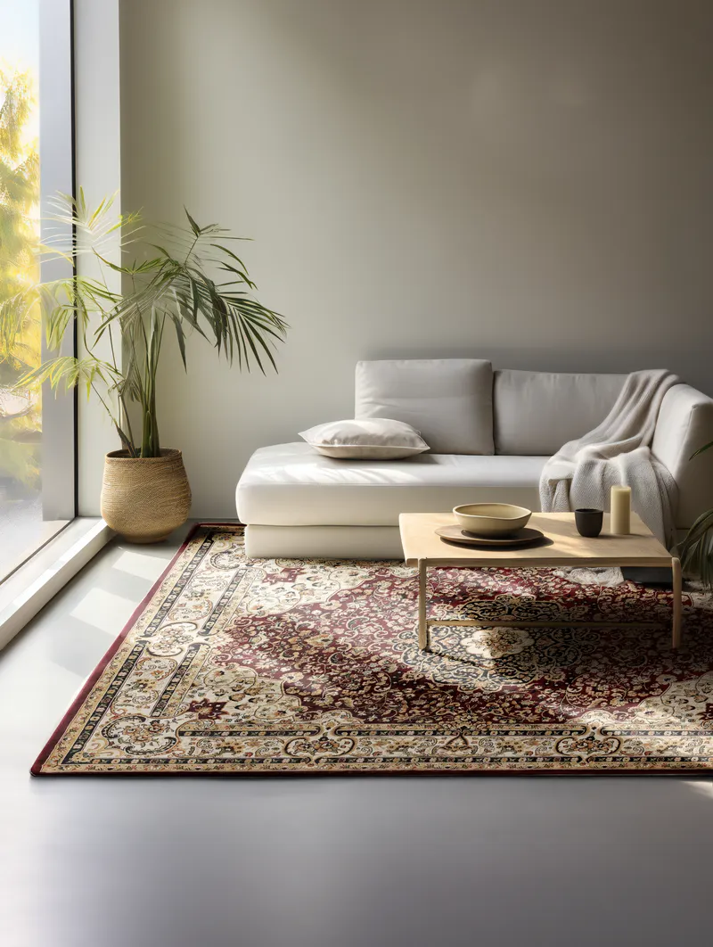 Hanse Startseite Herat Orientalisch Teppich Ghorian Rot