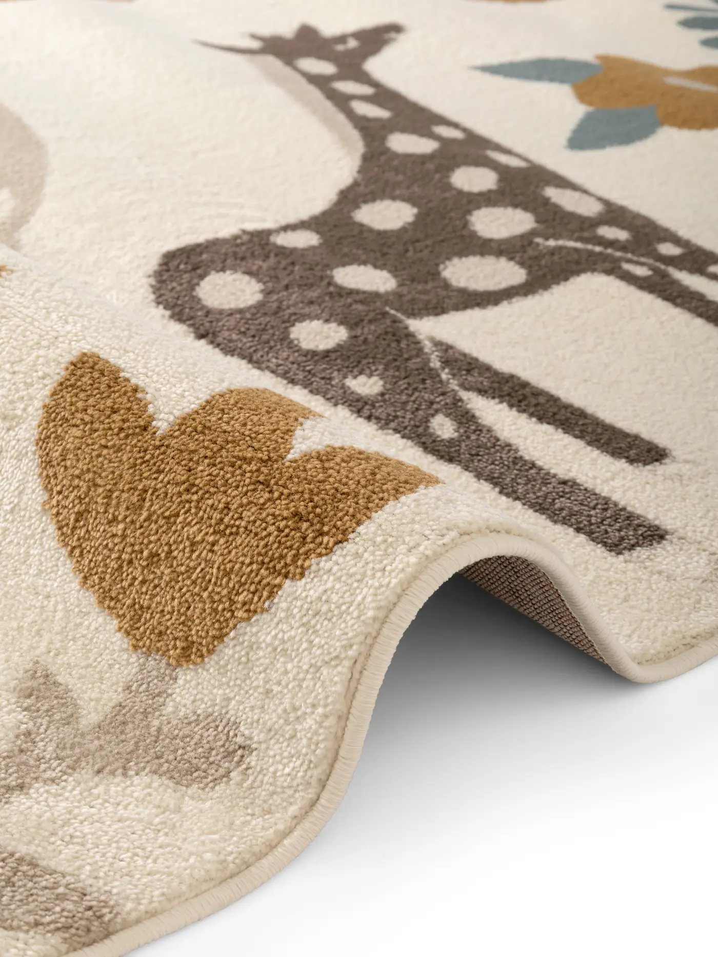 Hanse Home Adventures Kinderteppich Animal Safari Creme Multifarben – Ansicht 3