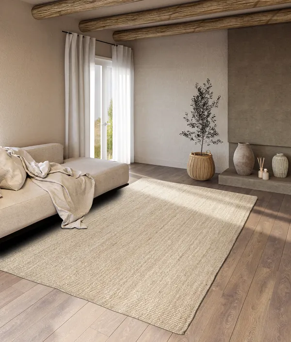Villeroy & Boch 1791 Jute Teppich Rosalie Natur Weiß
