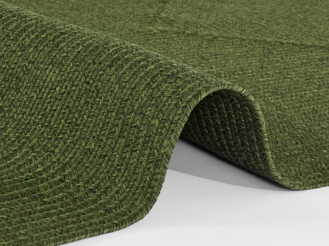 Hanse Home Braided In- & Outdoorteppich Trenzado Grün – Ansicht 3