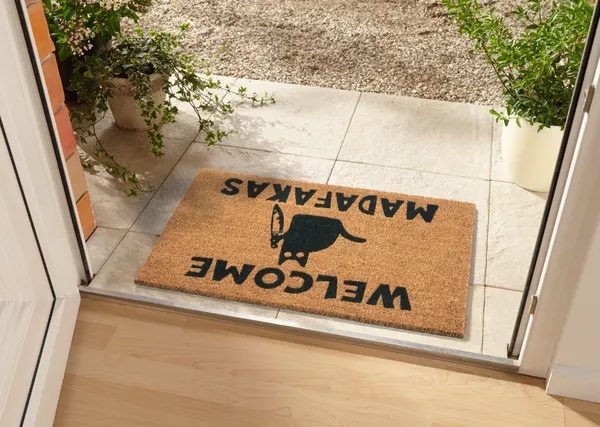 Hanse Home Mix Mats Fußmatte Kokos Welcome Madafakas