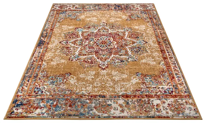 Hanse Home Luxor Kurzflor Teppich Maderno Gold Multifarben