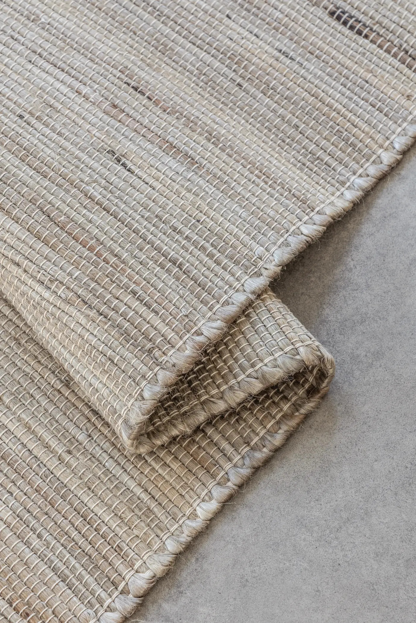 Hanse Home Handloom 1.0 Jute Teppich Dhaka Naturgrau Braun – Ansicht 3