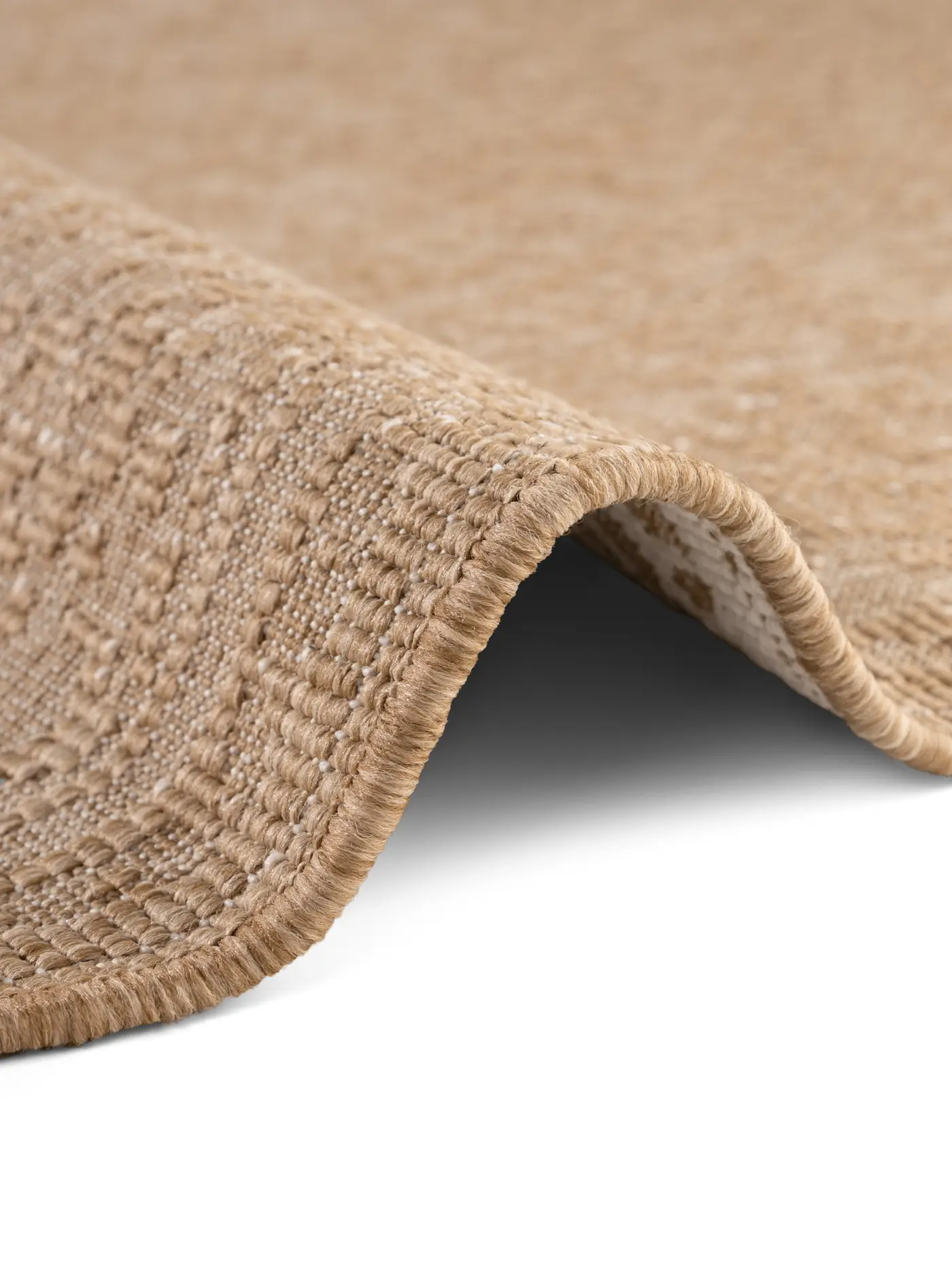 Hanse Home Duet In- & Outdoor Wendeteppich Kona Jute Weiß – Ansicht 3