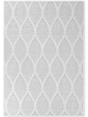 Hanse Home Duet In- & Outdoor Wendeteppich Liora Weiß Grau
