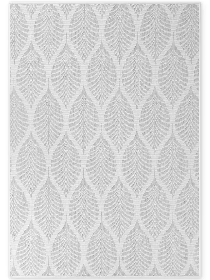 Hanse Home Duet In- & Outdoor Wendeteppich Liora Weiß Grau