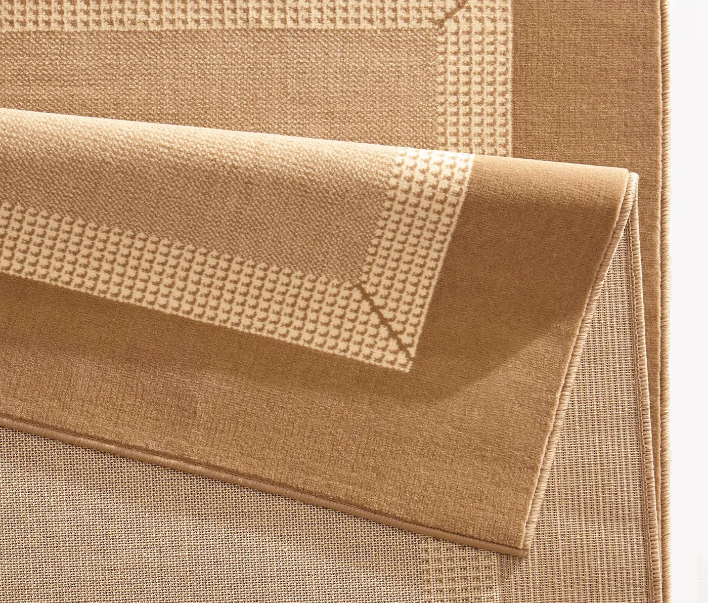 Hanse Home Basic Designteppich Band Beige Creme – Ansicht 3